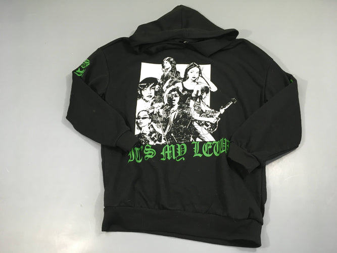 Sweat à capuche noir groupe seconde main/occasion pour