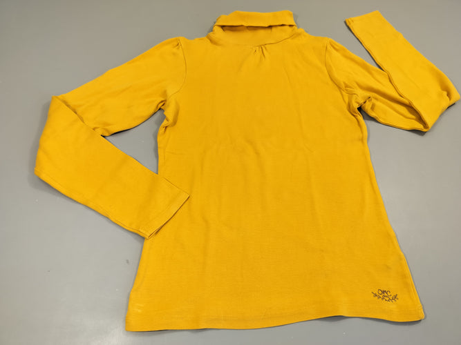 T-shirt m.l col roulé jaune moutarde, moins cher chez Petit Kiwi