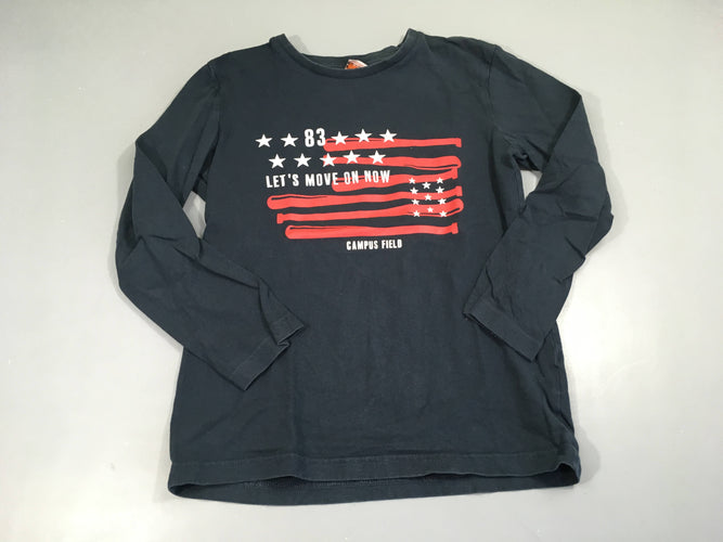 T-shirt m.l bleu foncé Baseball, moins cher chez Petit Kiwi