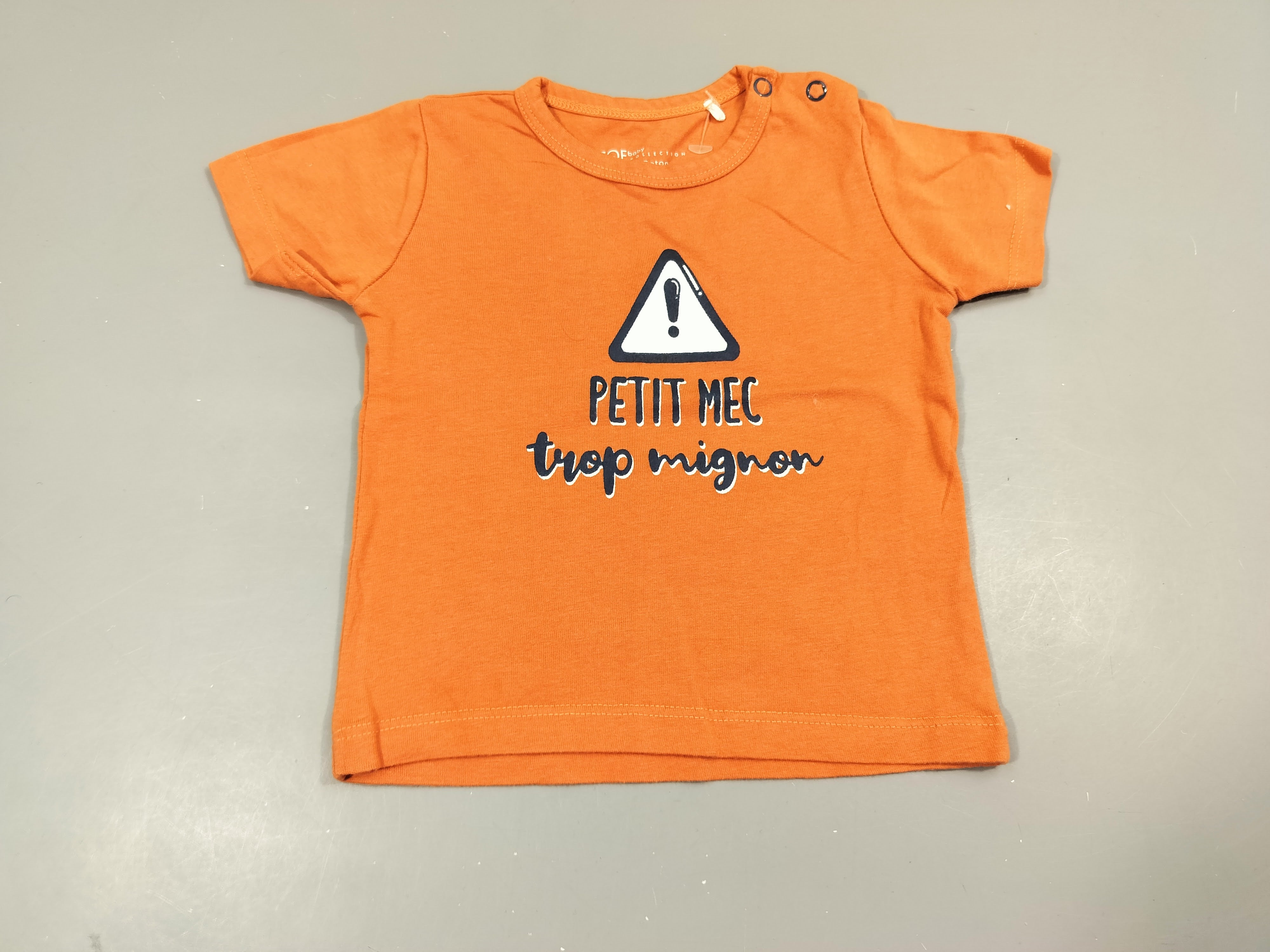 T-shirt m.c jersey brun clair 