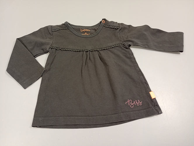 T-shirt m.l noir "Biss", moins cher chez Petit Kiwi