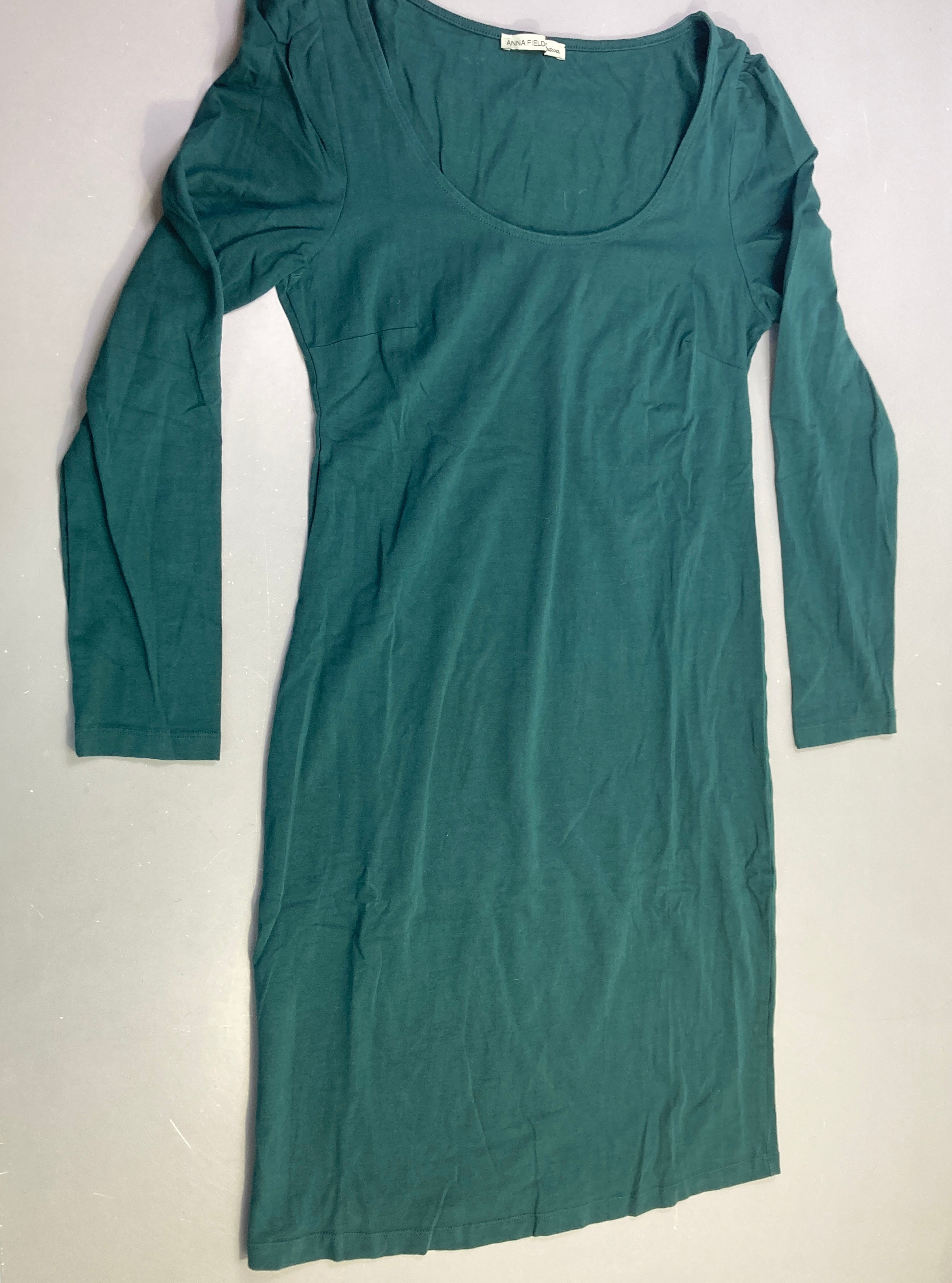 Robe m.l molleton vert émeraude, Anna Field