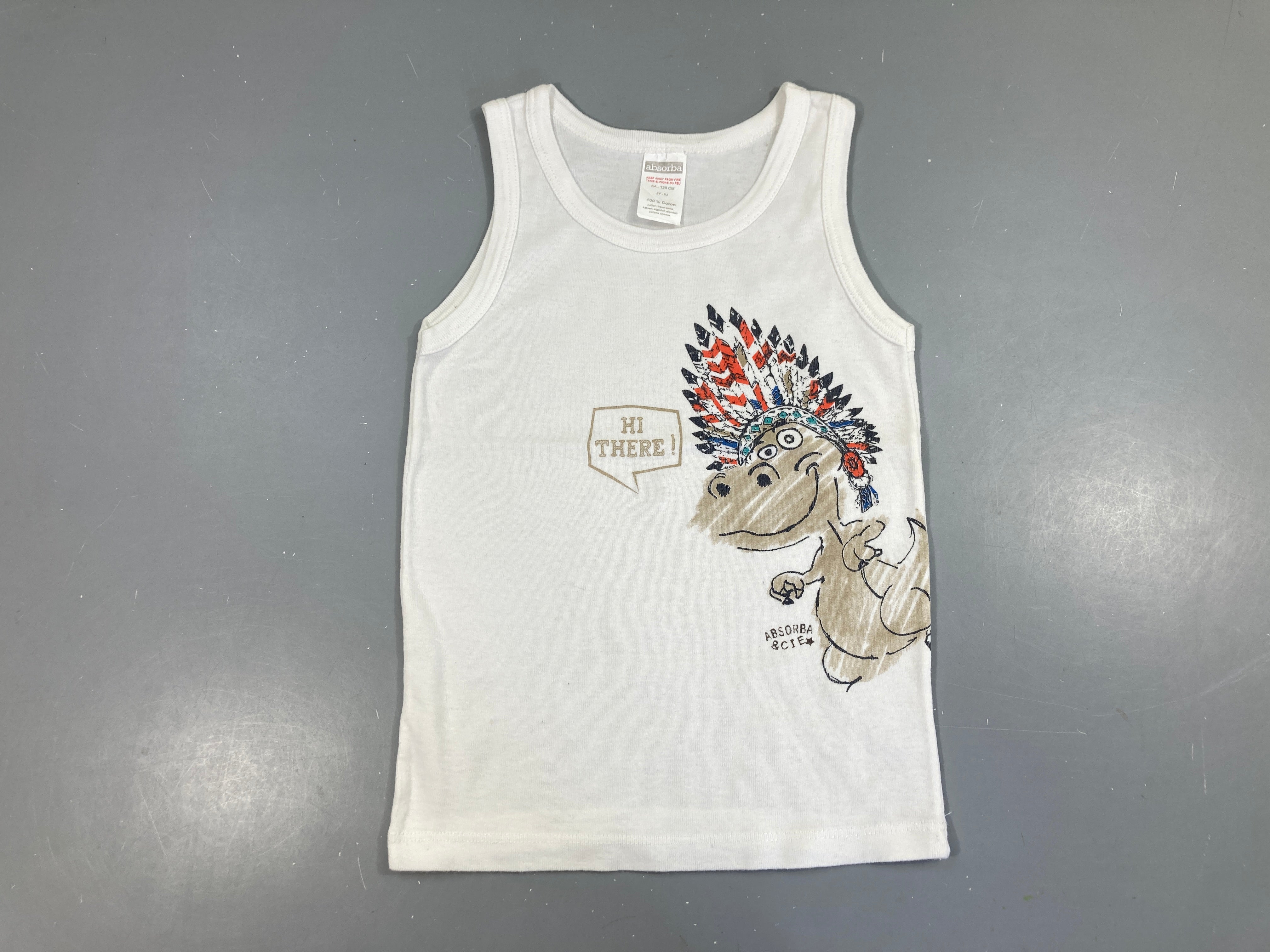Chemisette s.m blanche dino