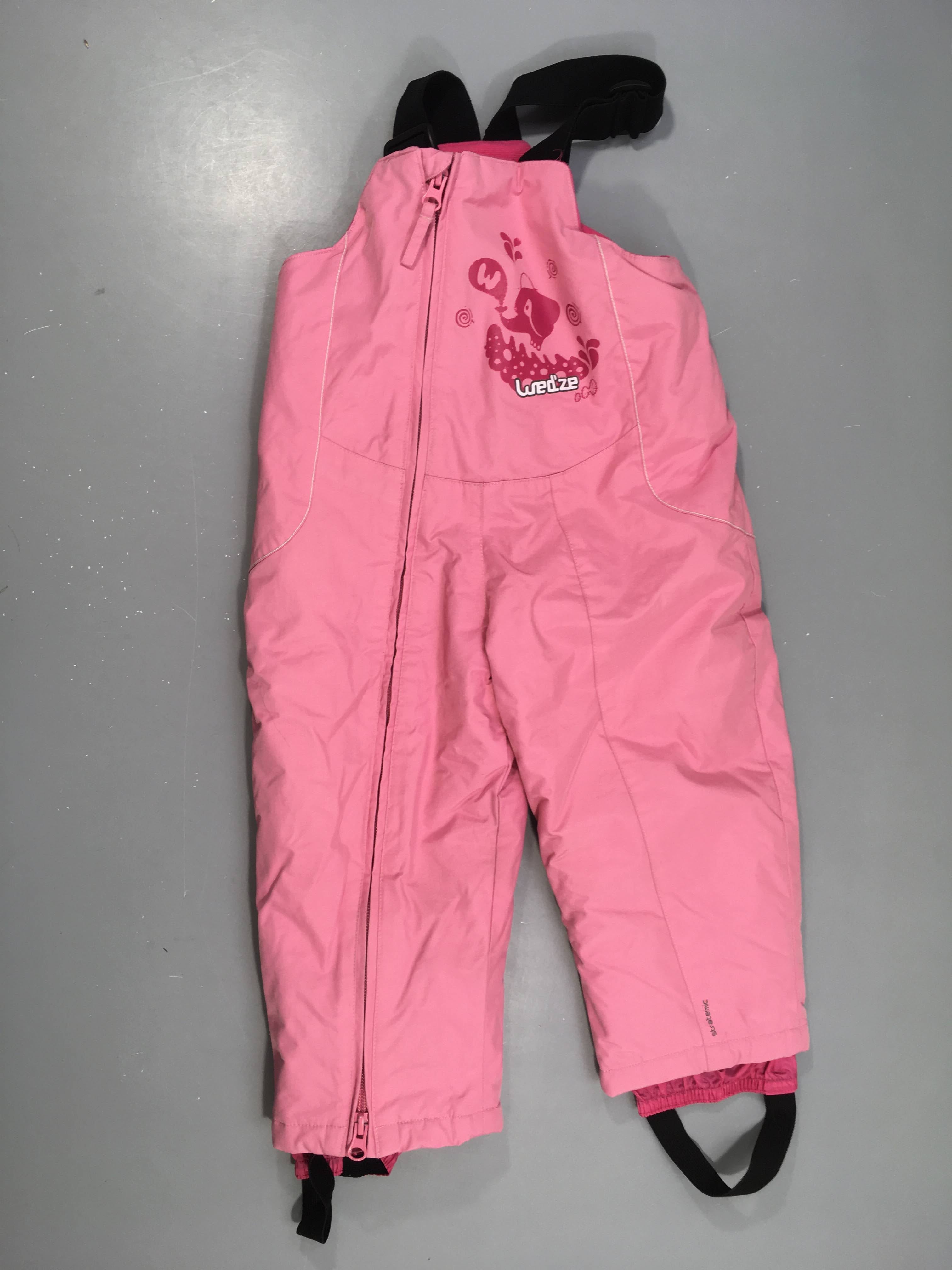 Salopette de ski rose Wed'ze