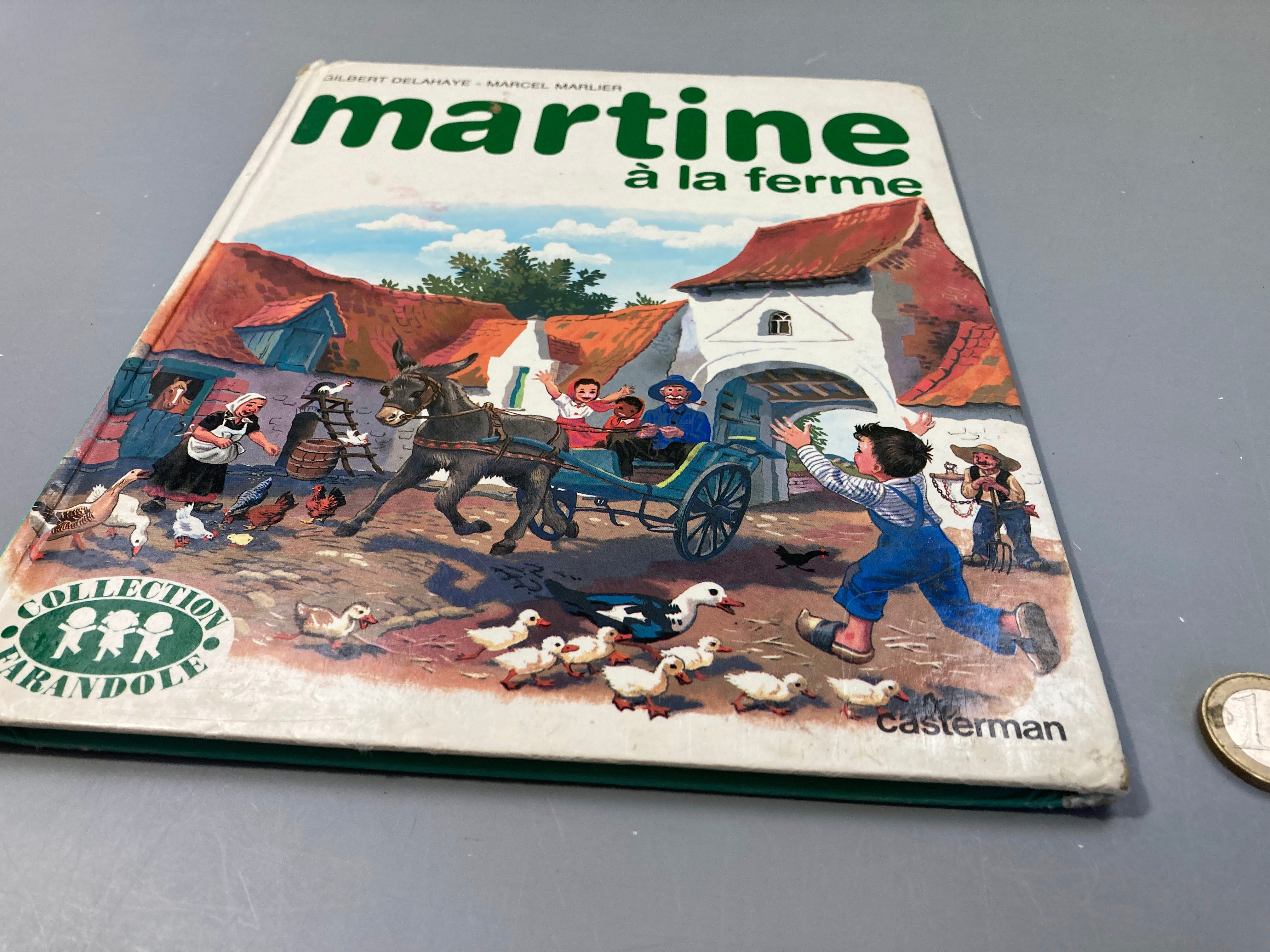 Martine à la ferme, couverture usées