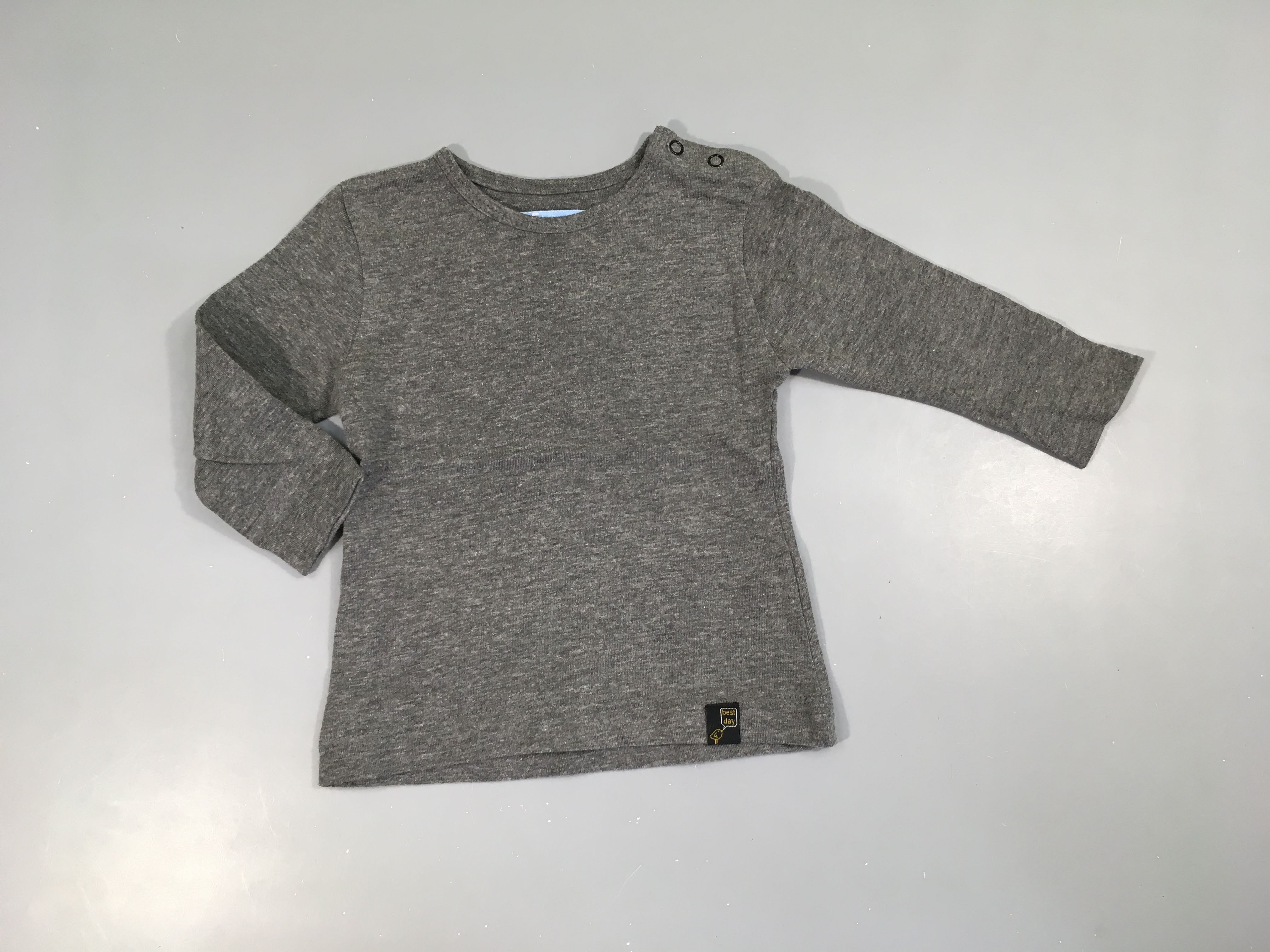 T-shirt m.l gris chiné