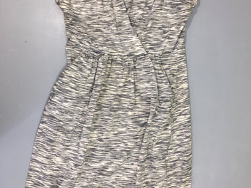 Robe m.c jersey gris chiné