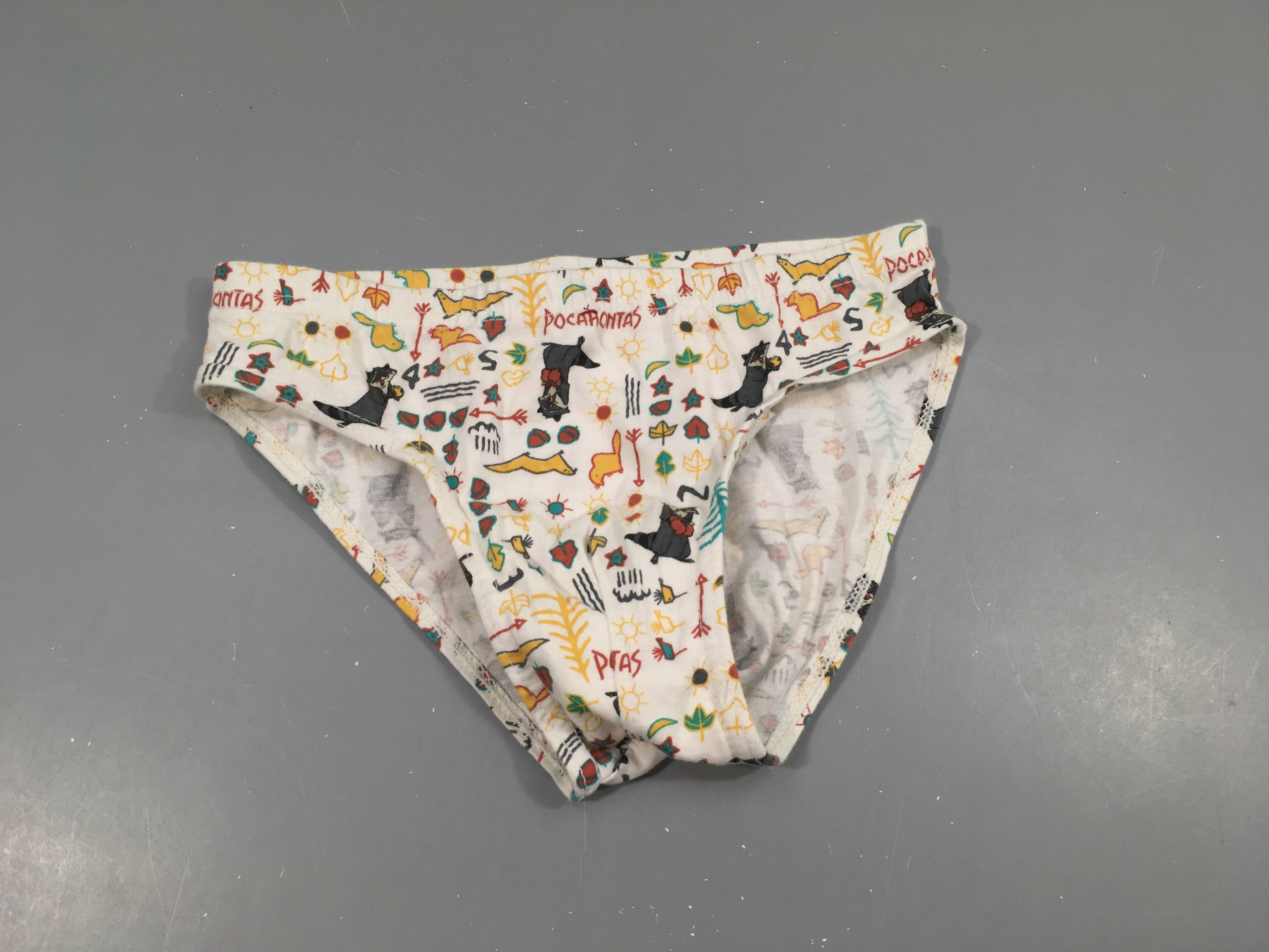 Slip blanc Pocahontas