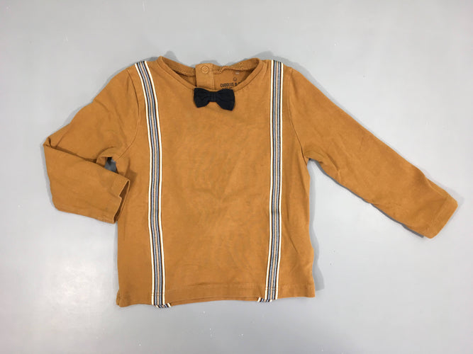 T-shirt m.l ocre fausse bretelles Noeud pap., moins cher chez Petit Kiwi