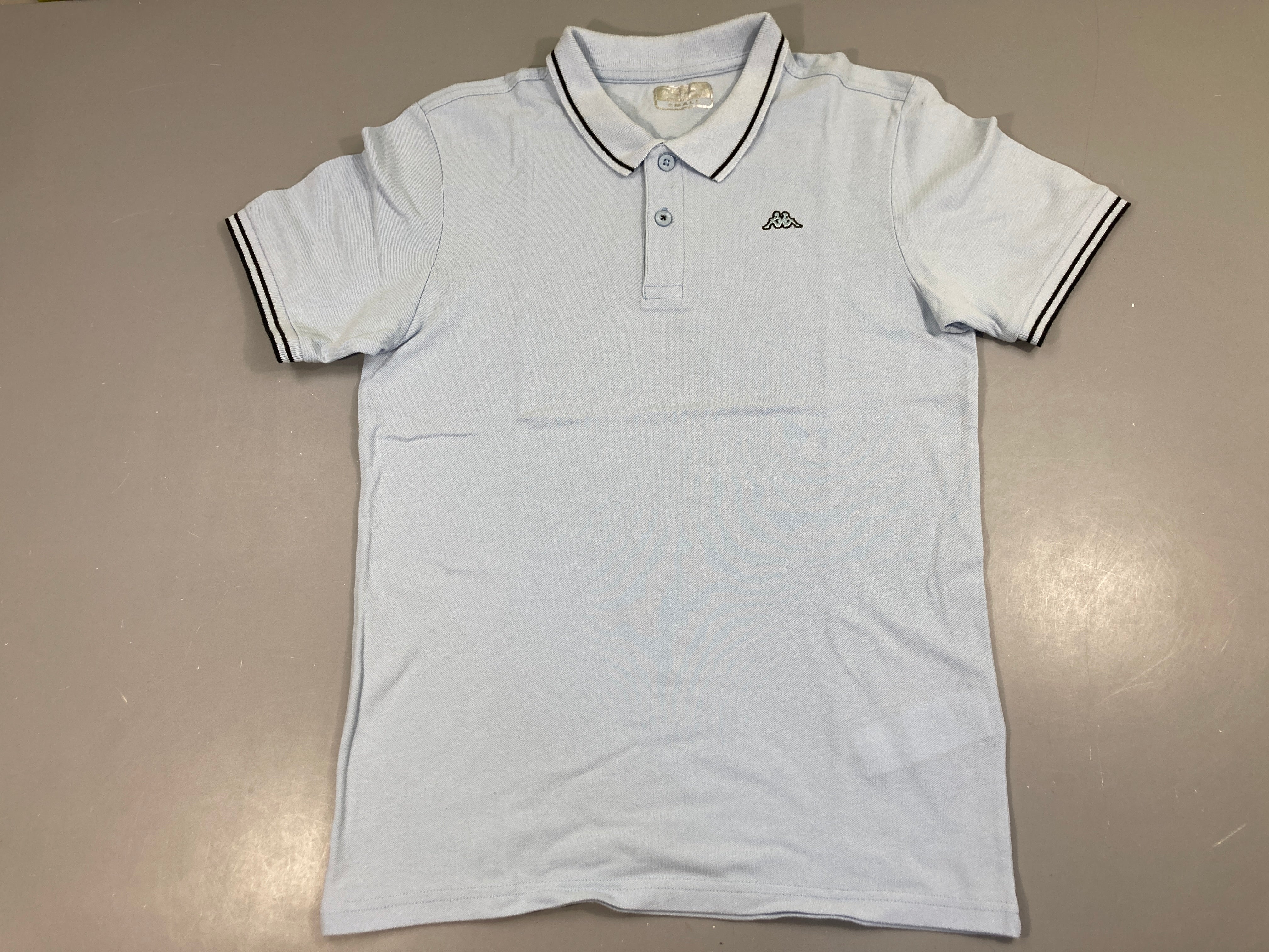 Polo m.c bleu clair Kappa