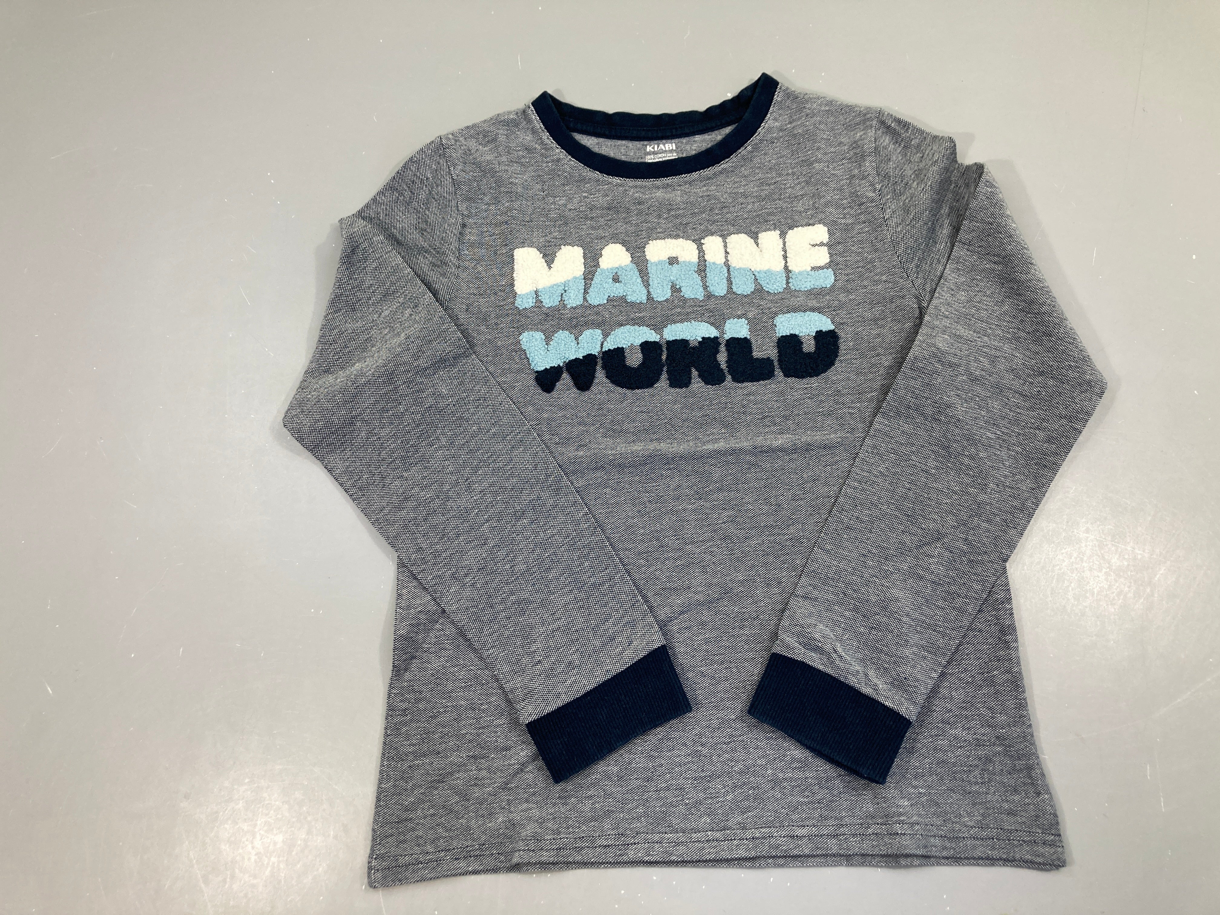 T-shirt m.l coton piqué Marine World