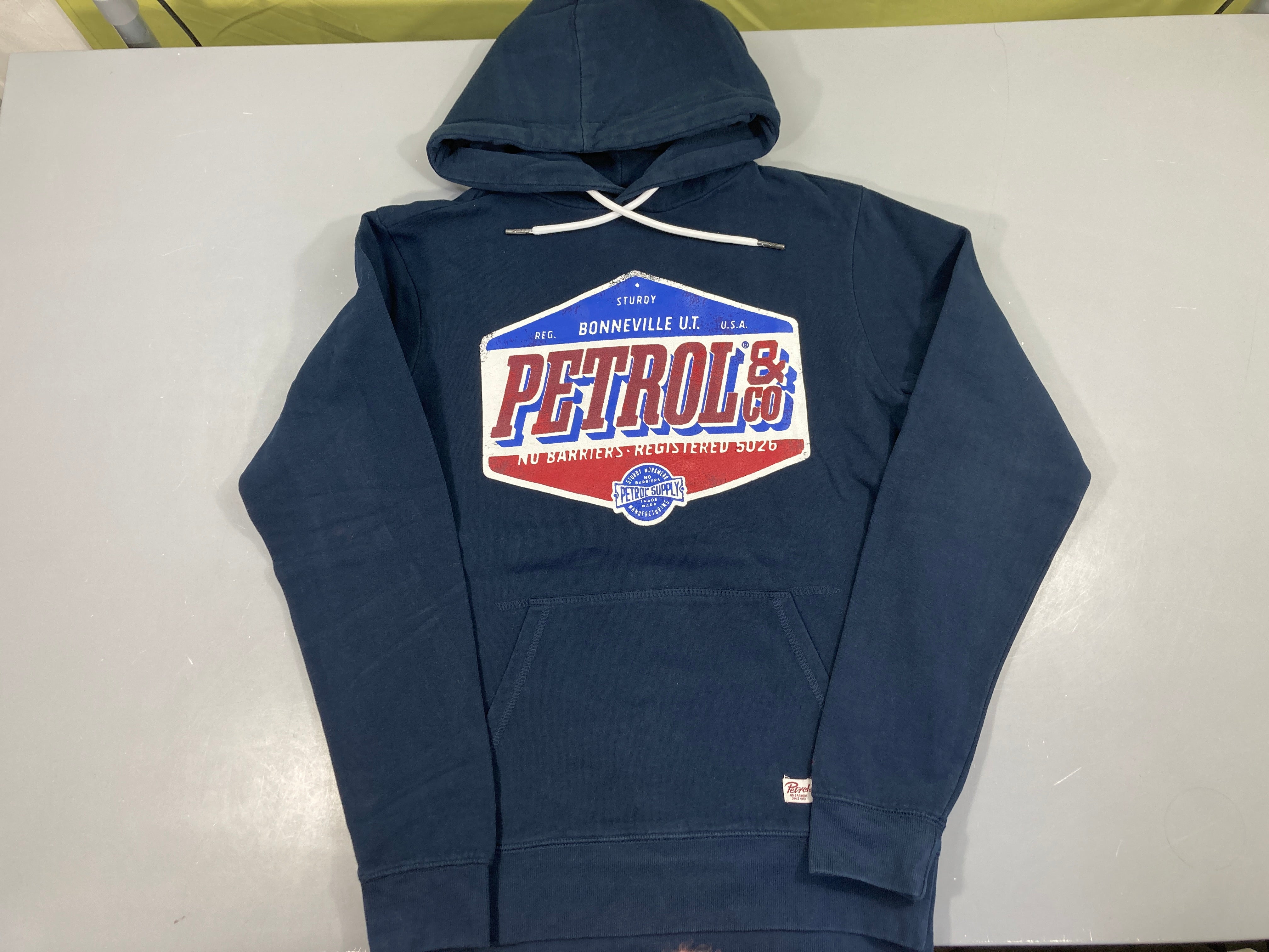Sweat à capuche bleu foncé Petrol