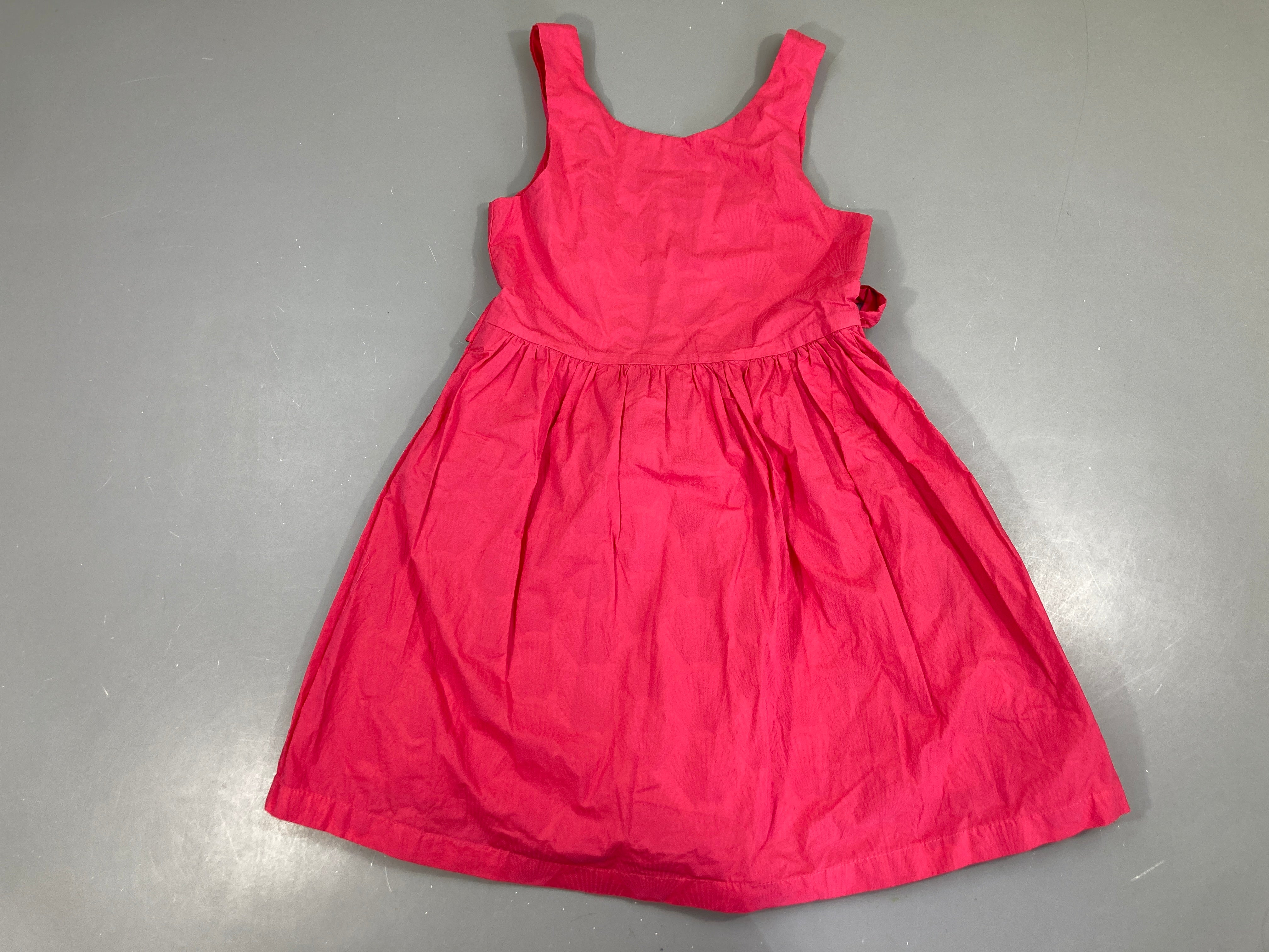 Robe s.m rose broderies coquillages
