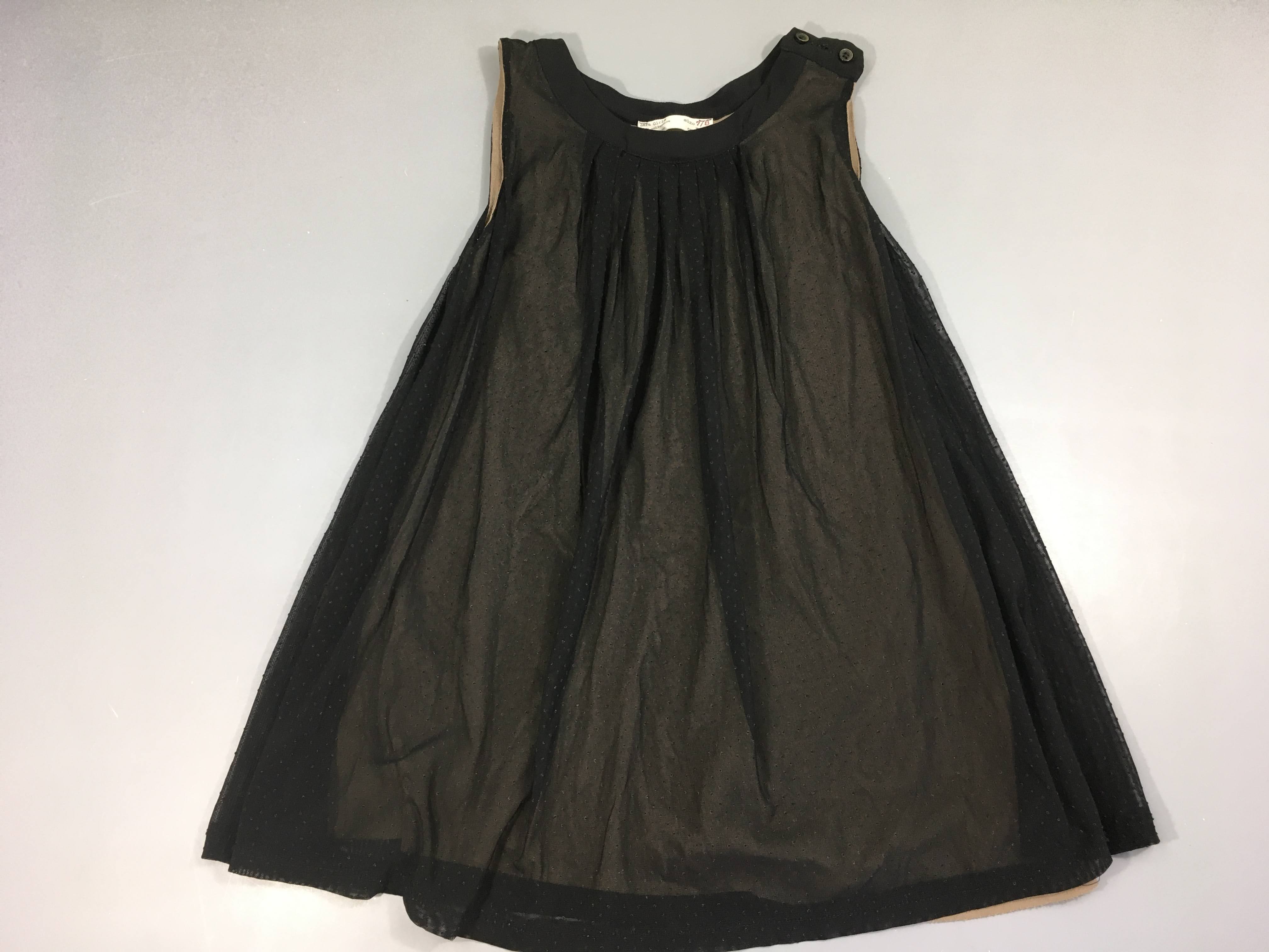 Robe m.c tulle noir