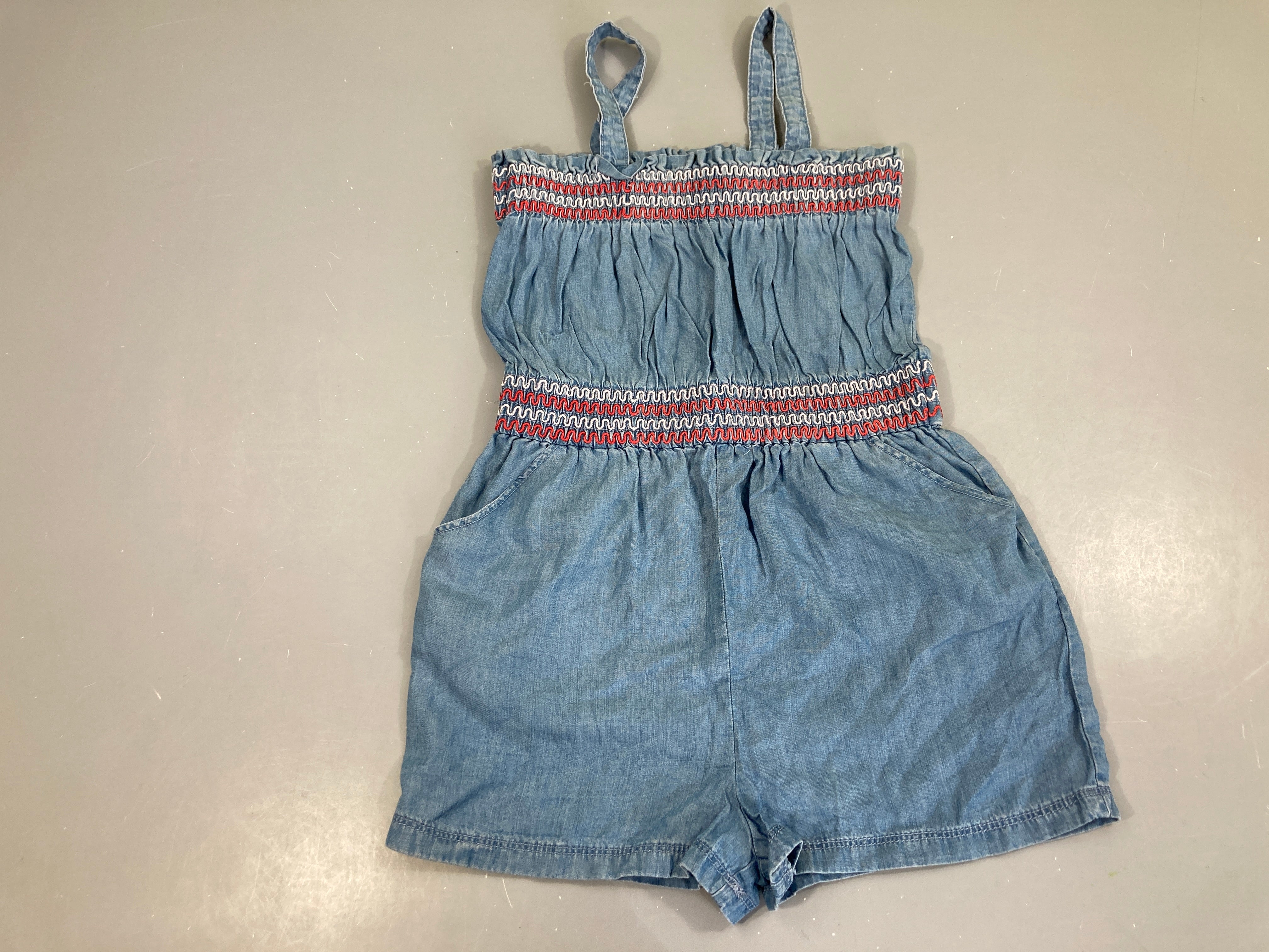 Combishort denim s.mockée