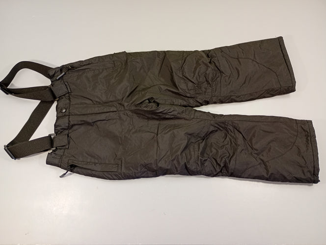 Pantalon de ski noir avec bretelle  "Snowpeak ", moins cher chez Petit Kiwi
