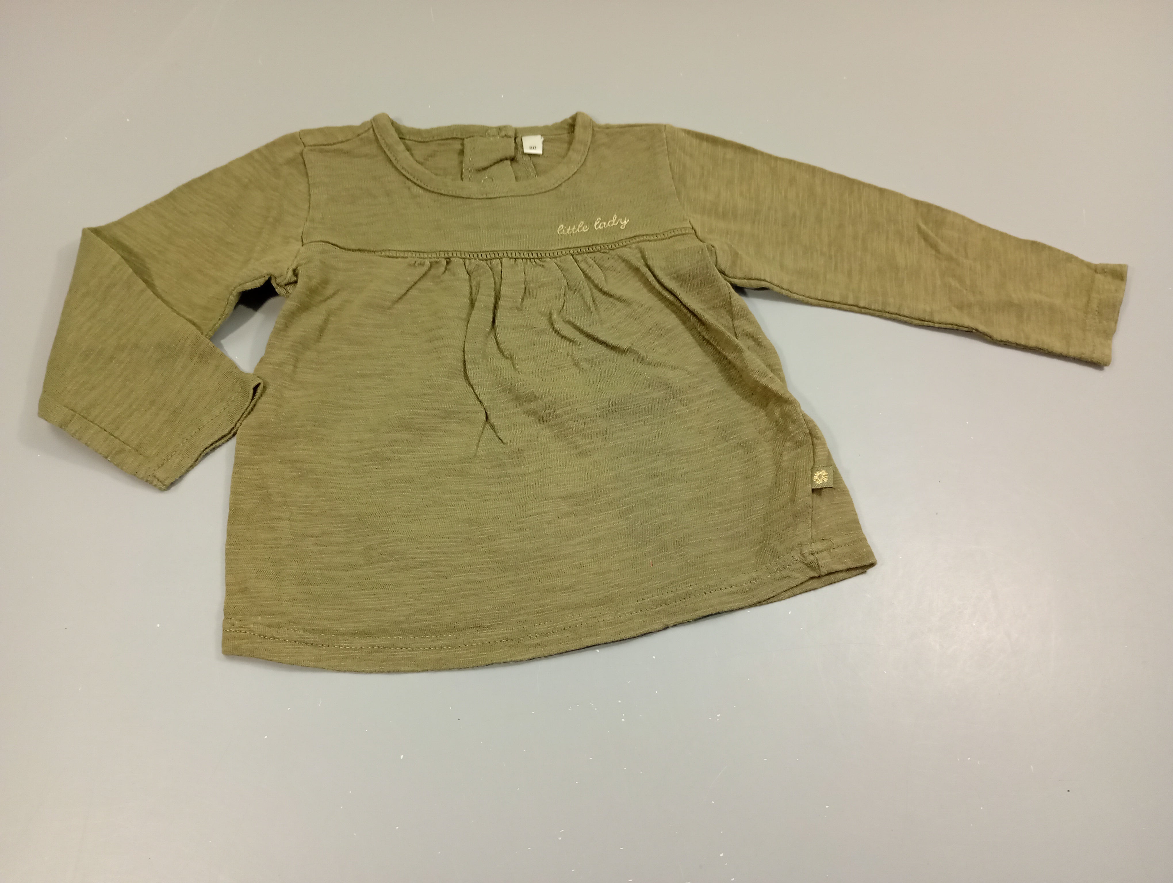 T-shirt m.l kaki flammé 