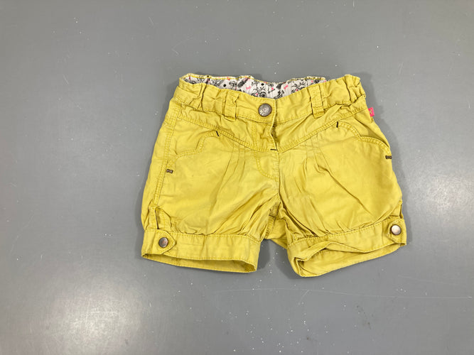 Short jaune, moins cher chez Petit Kiwi