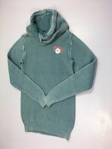 Pull à capuche vert Vingino, moins cher chez Petit Kiwi