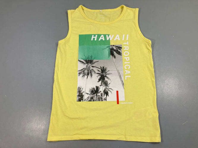 T-shirt s.m jaune Hawaii, moins cher chez Petit Kiwi