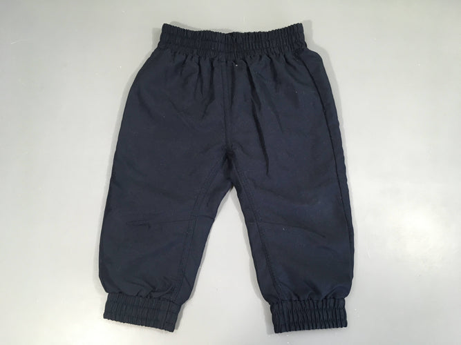 Pantalon souple bleu foncé, moins cher chez Petit Kiwi