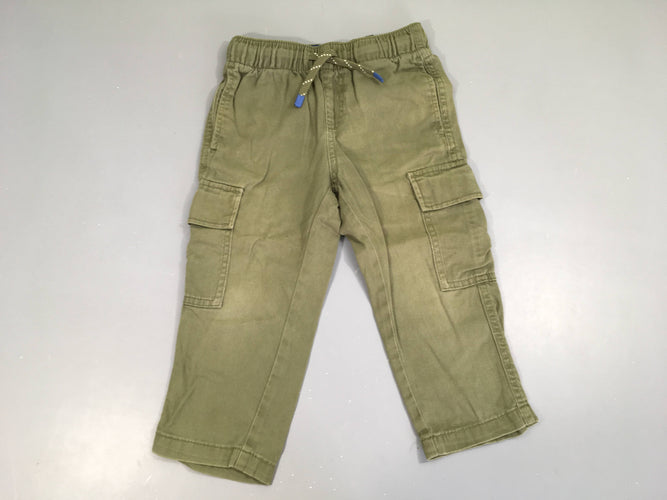 Pantalon cargo kaki, moins cher chez Petit Kiwi
