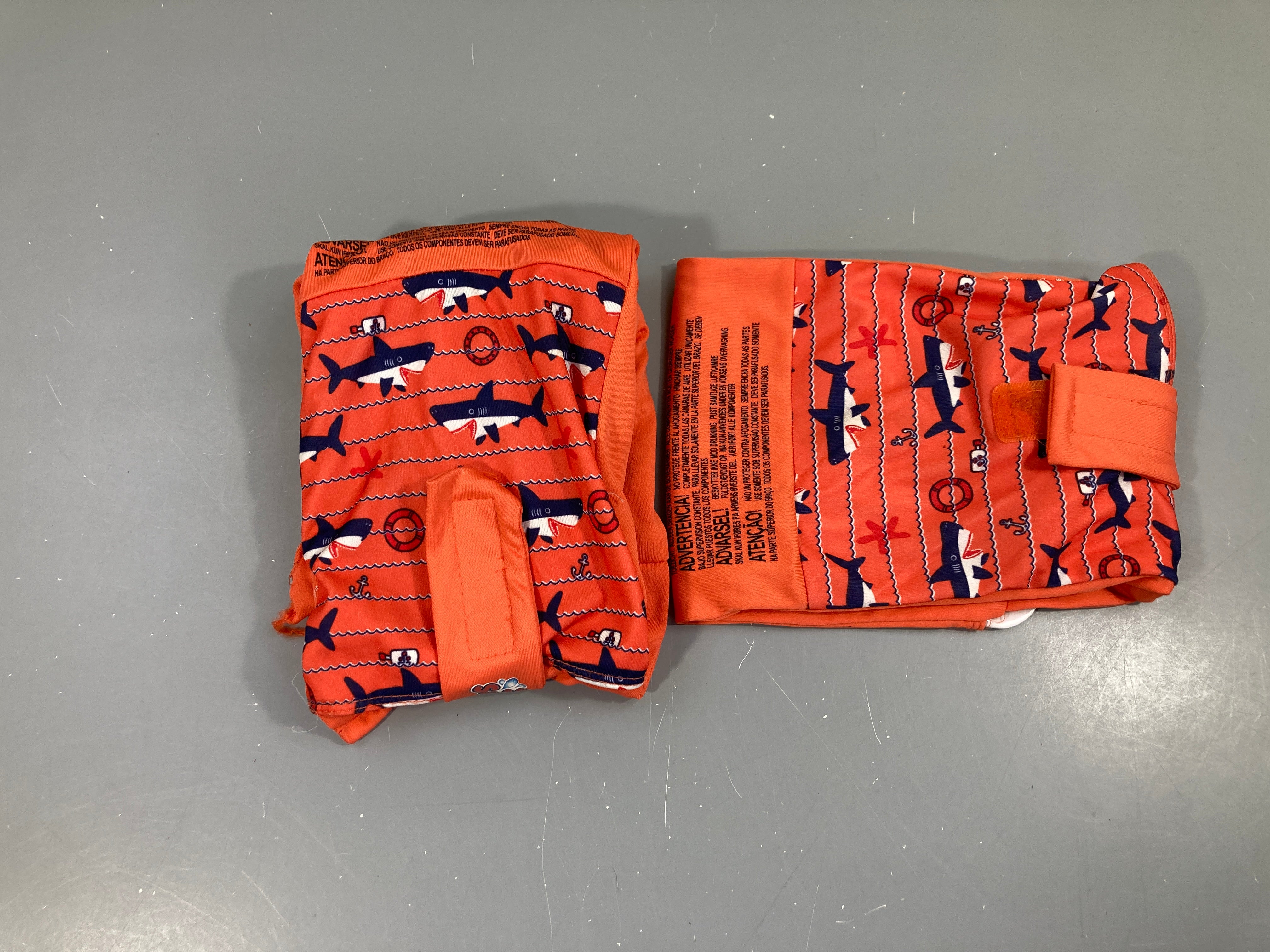 Brassards gonflables de natation Swim Safe ABC avec housses orange requns M/L 18-30kg