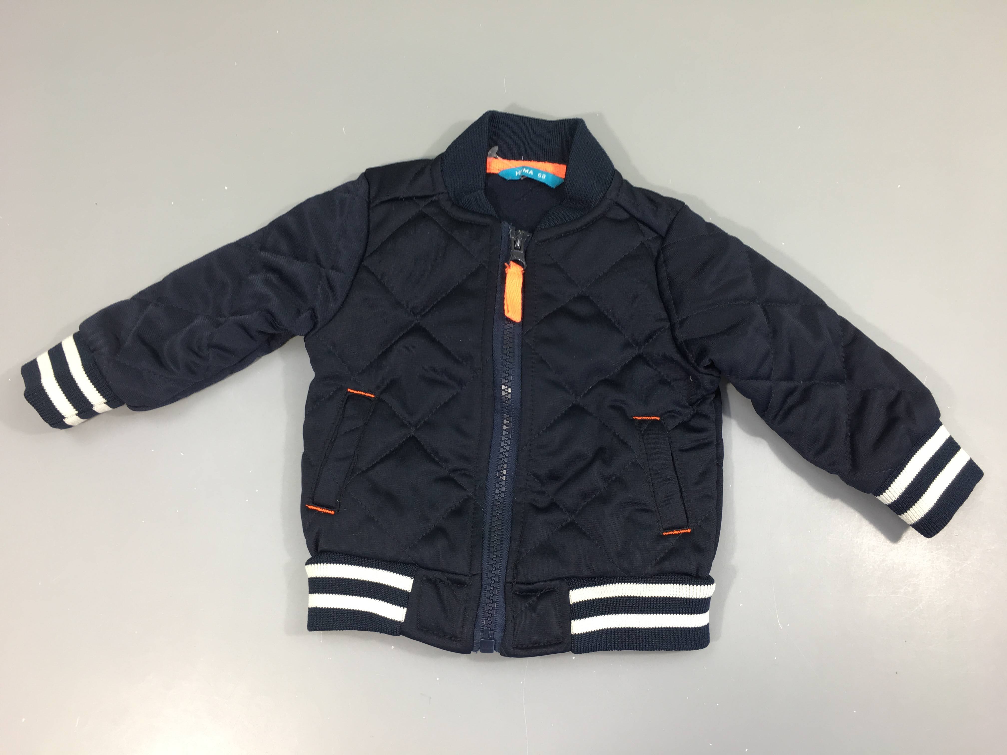 Gilet matelassé bleu foncé