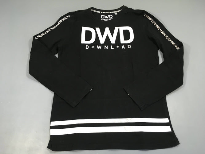 T-shirt m.l noir DWD, moins cher chez Petit Kiwi