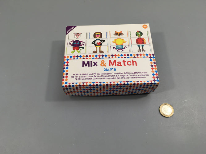 Complet mix&match game animals, 3+, moins cher chez Petit Kiwi