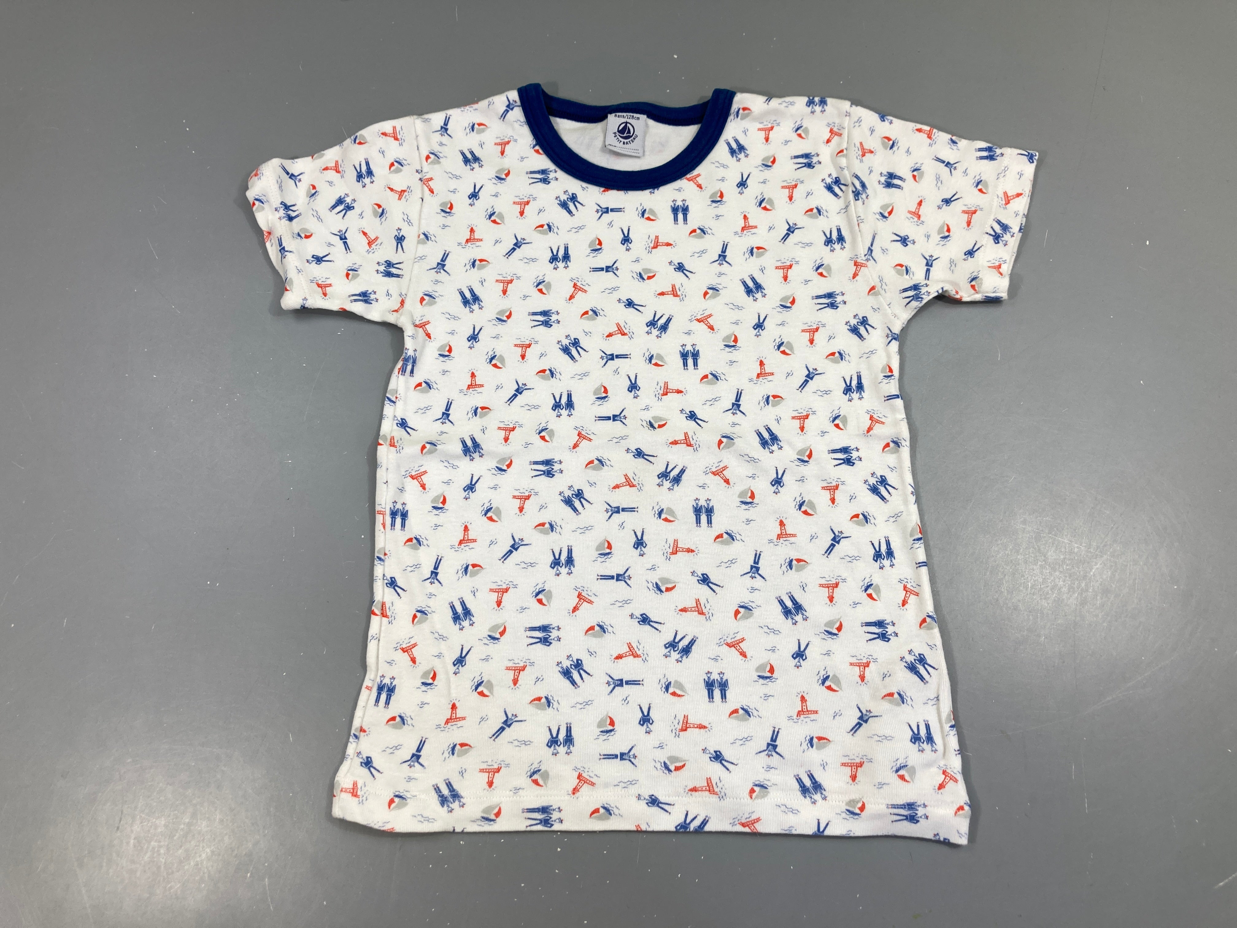 T-shirt m.c blanche phare