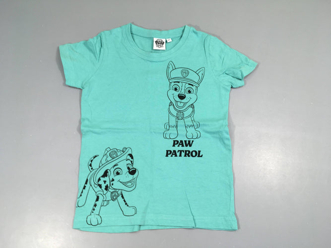 T-shirt m.c vert Paw Patrol, moins cher chez Petit Kiwi