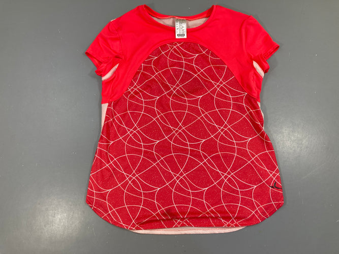 T-shirt m.c de sport rose corail, moins cher chez Petit Kiwi