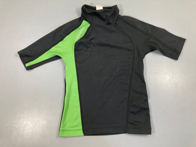 T-shirt m.c anti-uv noir/vert tribord, moins cher chez Petit Kiwi