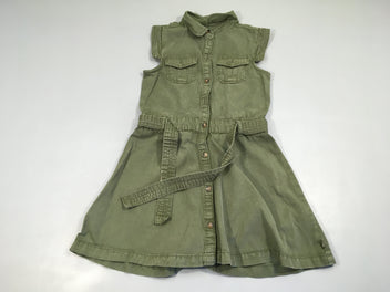 Robe m.c kaki + Ceinture textile