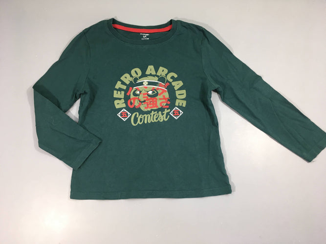 T-shirt m.l vert panda, moins cher chez Petit Kiwi