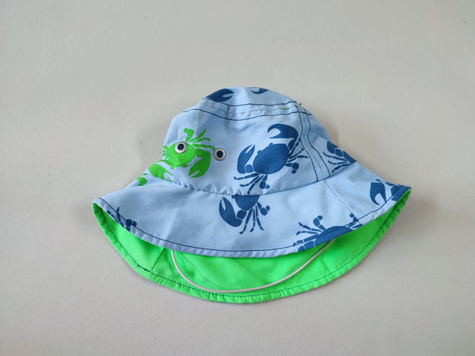 Chapeau bleu clair crabes, 44-46 cm, moins cher chez Petit Kiwi