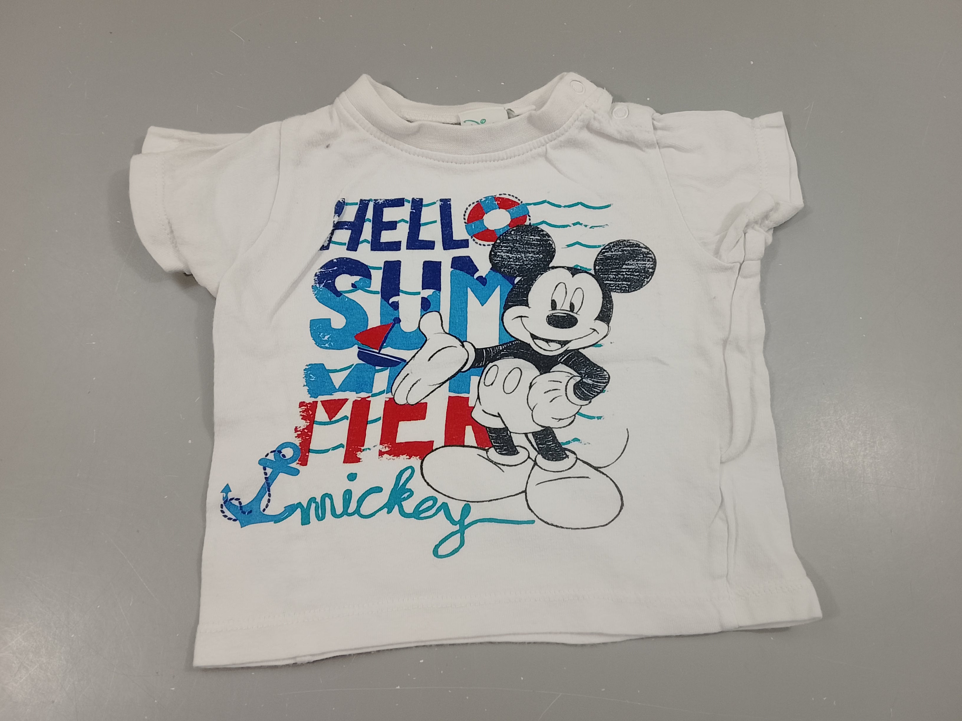 T-shirt m.c blanc Mickey
