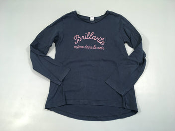 T-shirt m.l bleu foncé Brillante irisée