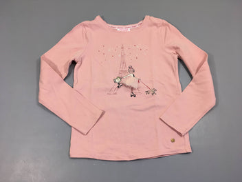 T-shirt m.l rose Paris tulle jupe