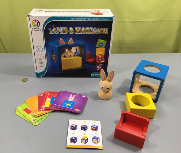 Complet Smart games Lapin&Magicien, 2+, moins cher chez Petit Kiwi
