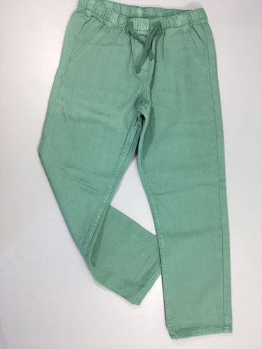 Pantalon coton vert, moins cher chez Petit Kiwi