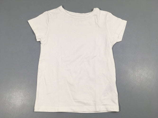 T-shirt m.c blanc, moins cher chez Petit Kiwi