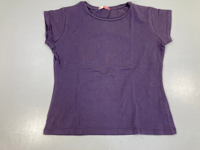 T-shirt m.c prune, moins cher chez Petit Kiwi