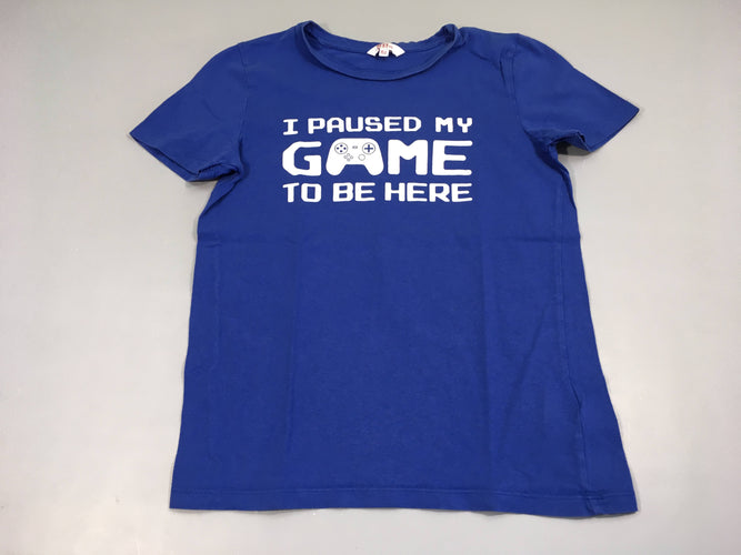 T-shirt m.c bleu Game, moins cher chez Petit Kiwi