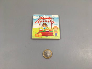Mini livre cartonné Les légumes