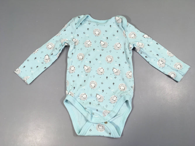 Body m.l bleu moutons, moins cher chez Petit Kiwi