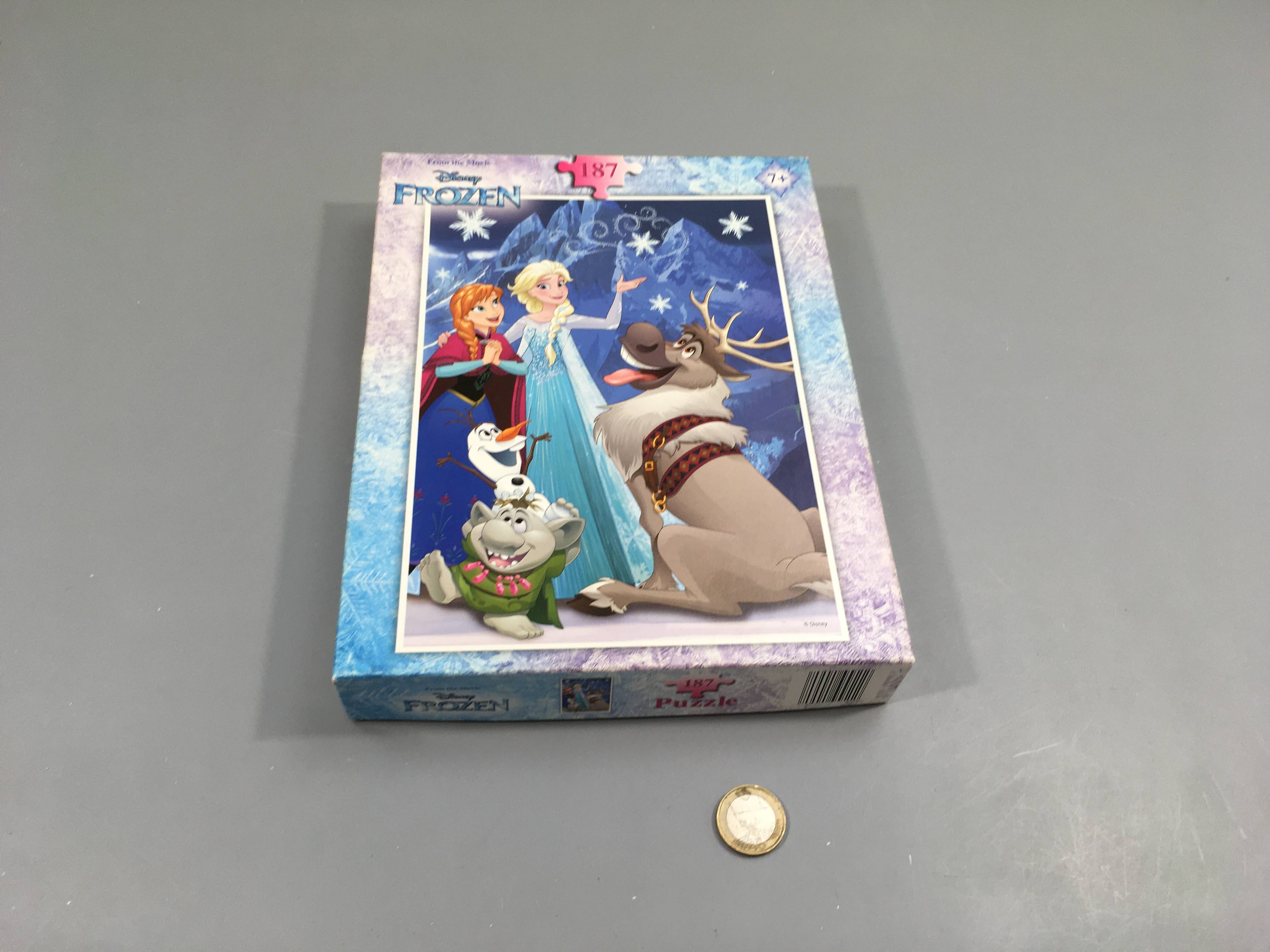 Puzzle Frozen 187 pcs +7a Complet