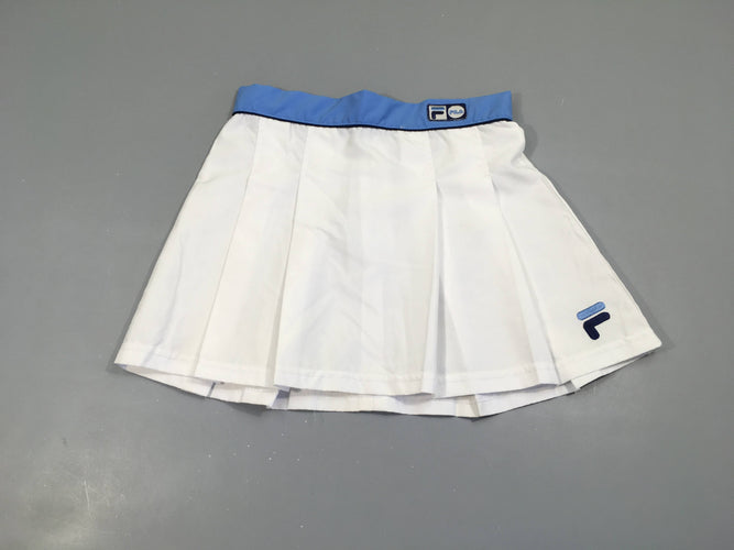 Jupe tennis blanche Fila-Tache arrière Taille estimée, moins cher chez Petit Kiwi