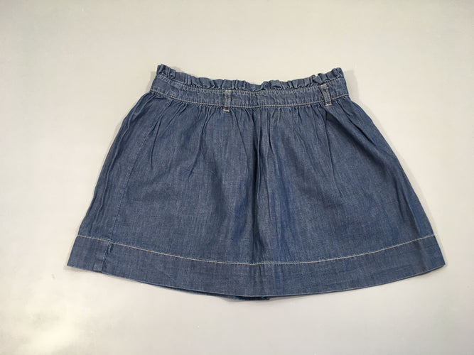 Jupe denim foncé Taille ajustable, moins cher chez Petit Kiwi